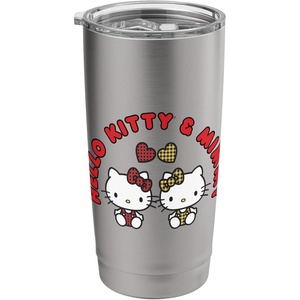 image:imageHello Kitty amp Mimmy Stainless Steel Insulated TumblerBrushed Steel