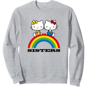 image:imageHello Kitty and Mimmy Sisters SweatshirtHeather Grey