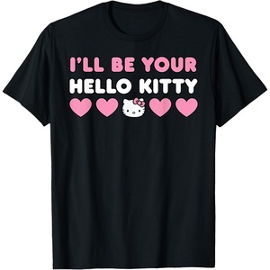 image:imageIll Be Your Hello Kitty Couples Matching Valentines Day TShirtBlack