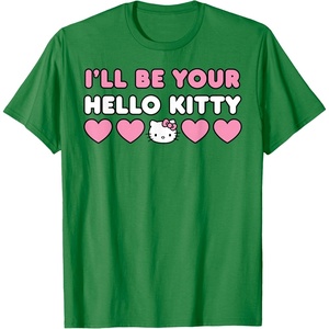 image:imageIll Be Your Hello Kitty Couples Matching Valentines Day TShirtKelly Green