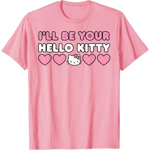 image:imageIll Be Your Hello Kitty Couples Matching Valentines Day TShirtPink