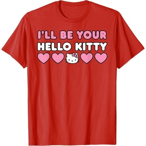 image:imageIll Be Your Hello Kitty Couples Matching Valentines Day TShirtRed