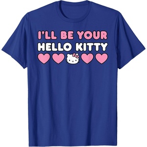 image:imageIll Be Your Hello Kitty Couples Matching Valentines Day TShirtRoyal Blue