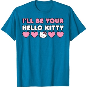 image:imageIll Be Your Hello Kitty Couples Matching Valentines Day TShirtSapphire Blue