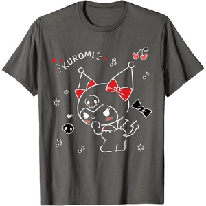 image:imageKuromi Mischievous Tee Shirt TShirtAsphalt Grey