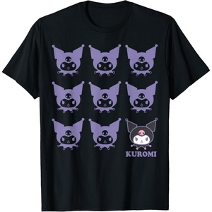 image:imageKuromi Real TShirt  Unisex Kids Adult  Black  Short Sleeve  Cotton 100  SmallBlack
