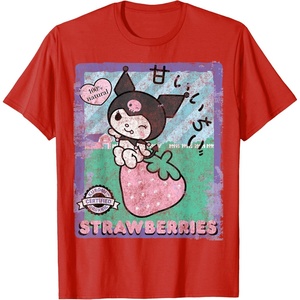 image:imageKuromi Strawberry Picking Strawberries Farm sleevetype TShirtRed