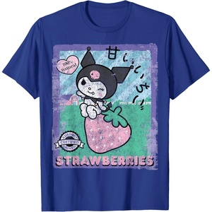 image:imageKuromi Strawberry Picking Strawberries Farm sleevetype TShirtRoyal Blue