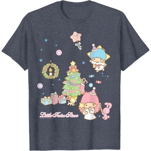 image:imageLittle Twin Stars Christmas Shirt TShirtHeather Blue