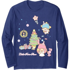 image:imageLittle Twin Stars Christmas Tree Long Sleeve Shirt Long Sleeve TShirtNavy Blue