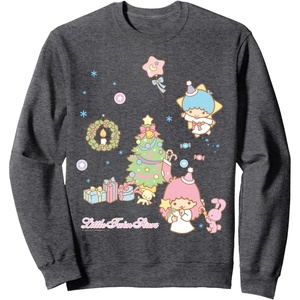 image:imageLittle Twin Stars Christmas Tree Sweater SweatshirtDark Heather Grey