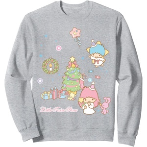 image:imageLittle Twin Stars Christmas Tree Sweater SweatshirtHeather Grey