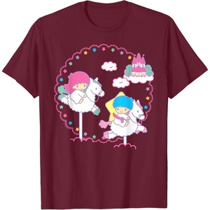 image:imageLittle Twin Stars Cloud Dreamland Tee Shirt TShirtBurgundy