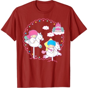 image:imageLittle Twin Stars Cloud Dreamland Tee Shirt TShirtCranberry Red