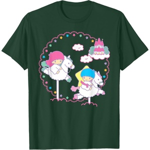 image:imageLittle Twin Stars Cloud Dreamland Tee Shirt TShirtDark Green