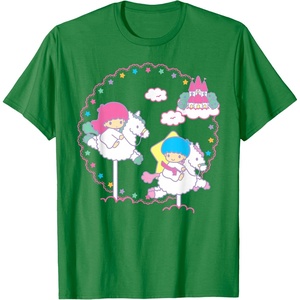 image:imageLittle Twin Stars Cloud Dreamland Tee Shirt TShirtKelly Green