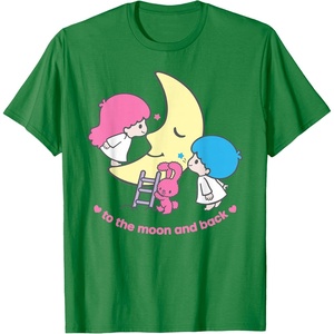 image:imageLittle Twin Stars Love You to The Moon and Back Tee Shirt TShirtKelly Green