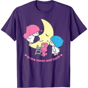 image:imageLittle Twin Stars Love You to The Moon and Back Tee Shirt TShirtPurple
