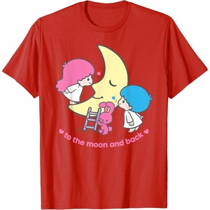 image:imageLittle Twin Stars Love You to The Moon and Back Tee Shirt TShirtRed