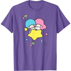 image:imageLittle Twin Stars Shooting Star Tee TShirtPurple Heather