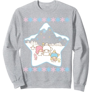 image:imageLittle Twin Stars Ugly Christmas Sweater Sweatshirt SweatshirtHeather Grey