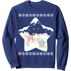 image:imageLittle Twin Stars Ugly Christmas Sweater Sweatshirt SweatshirtNavy Blue