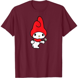 image:imageMy Melody Flower Tee TShirtBurgundy