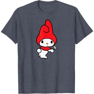 image:imageMy Melody Flower Tee TShirtHeather Blue
