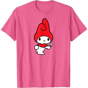 image:imageMy Melody Flower Tee TShirtPink Heather