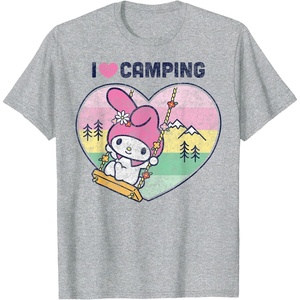 image:imageMy Melody I Love Camping TShirtHeather Grey