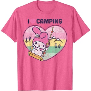 image:imageMy Melody I Love Camping TShirtPink Heather