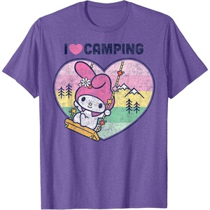 image:imageMy Melody I Love Camping TShirtPurple Heather