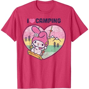 image:imageMy Melody I Love Camping TShirtRed Heather