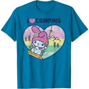 image:imageMy Melody I Love Camping TShirtSapphire Blue