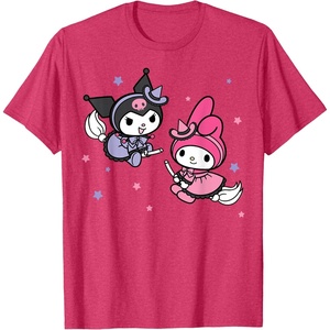 image:imageMy Melody Kuromi Little Witches Halloween TShirtRed Heather