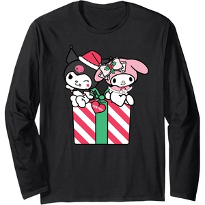 image:imageMy Melody and Kuromi Long Sleeve Shirt Long Sleeve TShirtBlack