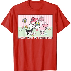 image:imageMy Melody and Kuromi Rollin with My Homebodies TShirt SmallRed