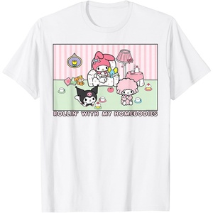 image:imageMy Melody and Kuromi Rollin with My Homebodies TShirt SmallWhite