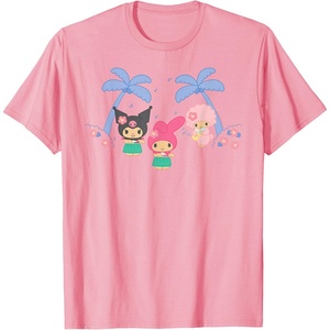 image:imageMy Melody and Kuromi Tropical Hula TShirt SmallPink