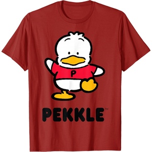 image:imagePekkle Character Front and Back TShirtCranberry Red