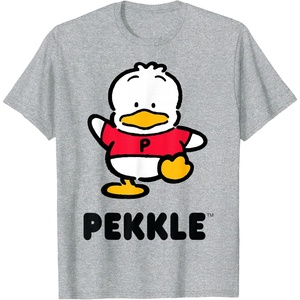 image:imagePekkle Character Front and Back TShirtHeather Grey