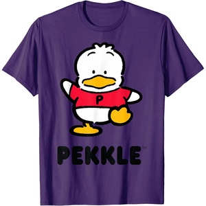 image:imagePekkle Character Front and Back TShirtPurple