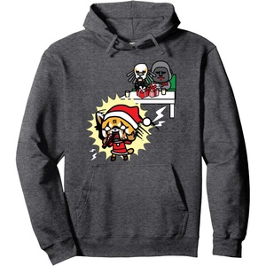 image:imageRaging Christmas Karaoke Hoodie Pullover HoodieDark Heather Grey