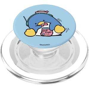 image:imageSanrio Tuxedosam Snacks and Music PopSockets Adhesive PopGripMagnetic PopGrip