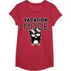 image:imageBadtzMaru Vacation Mode TShirtRed Heather
