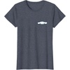 image:imageCinnamoroll Front and Back Logo Tee Shirt TShirtHeather Blue
