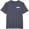 image:imageCinnamoroll Front and Back Logo Tee Shirt TShirtHeather Blue