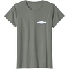 image:imageCinnamoroll Front and Back Logo Tee Shirt TShirtOlive Heather