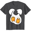 image:imageGudetama Lazy Egg Twins Tee Shirt TShirtDark Heather Grey