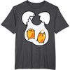 image:imageGudetama Lazy Egg Twins Tee Shirt TShirtDark Heather Grey